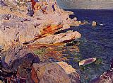 Joaquin Sorolla y Bastida Rocks at Javea painting
